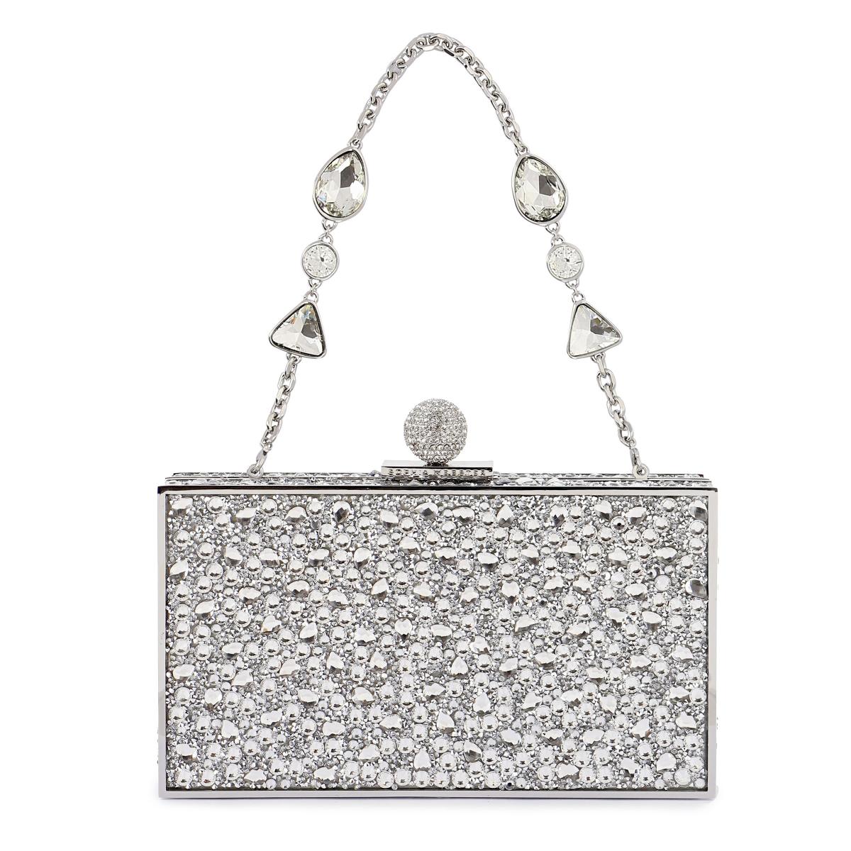 Clara Bijou Box Bag silver | Sophia Webster