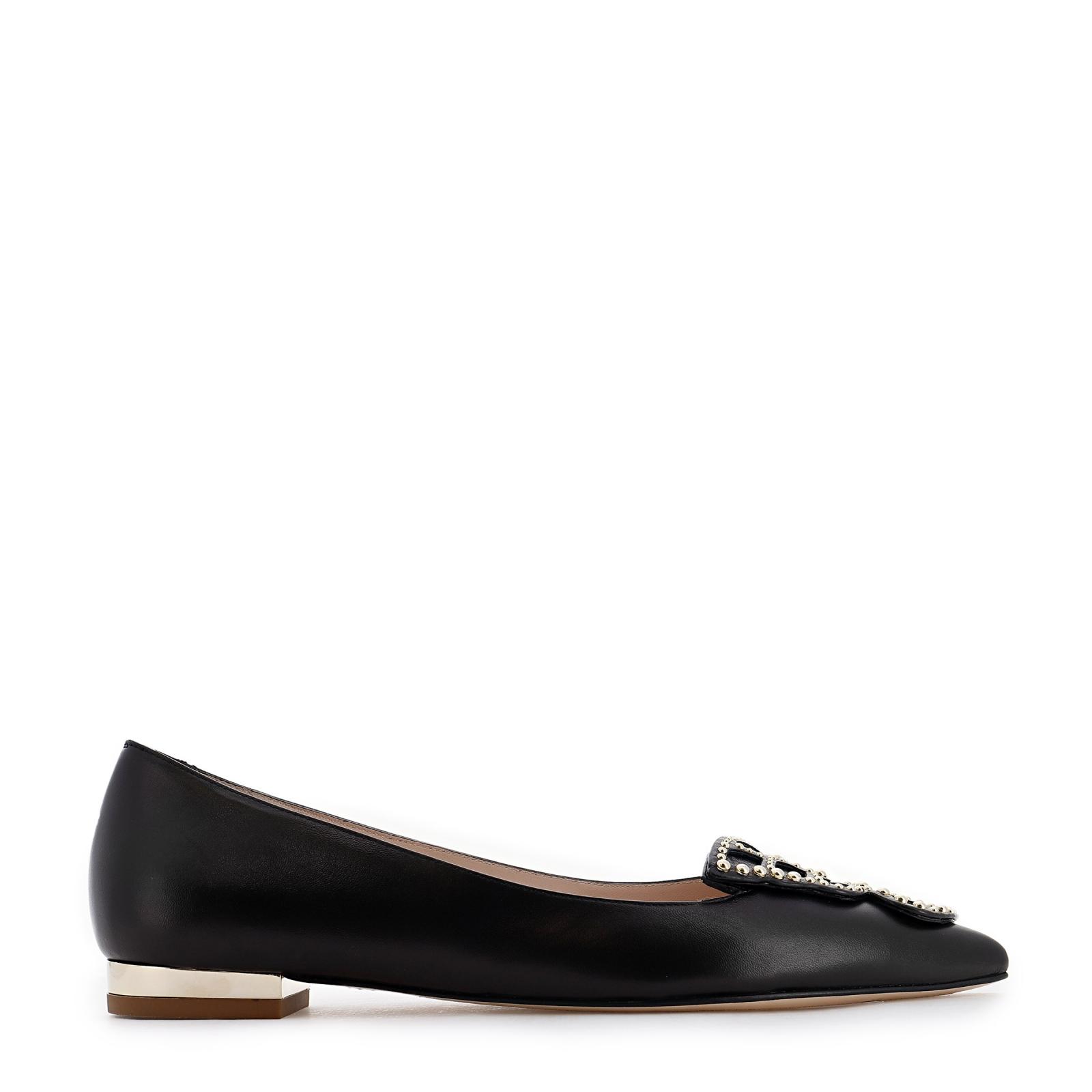 Butterfly Flat Black & Gold | Sophia Webster