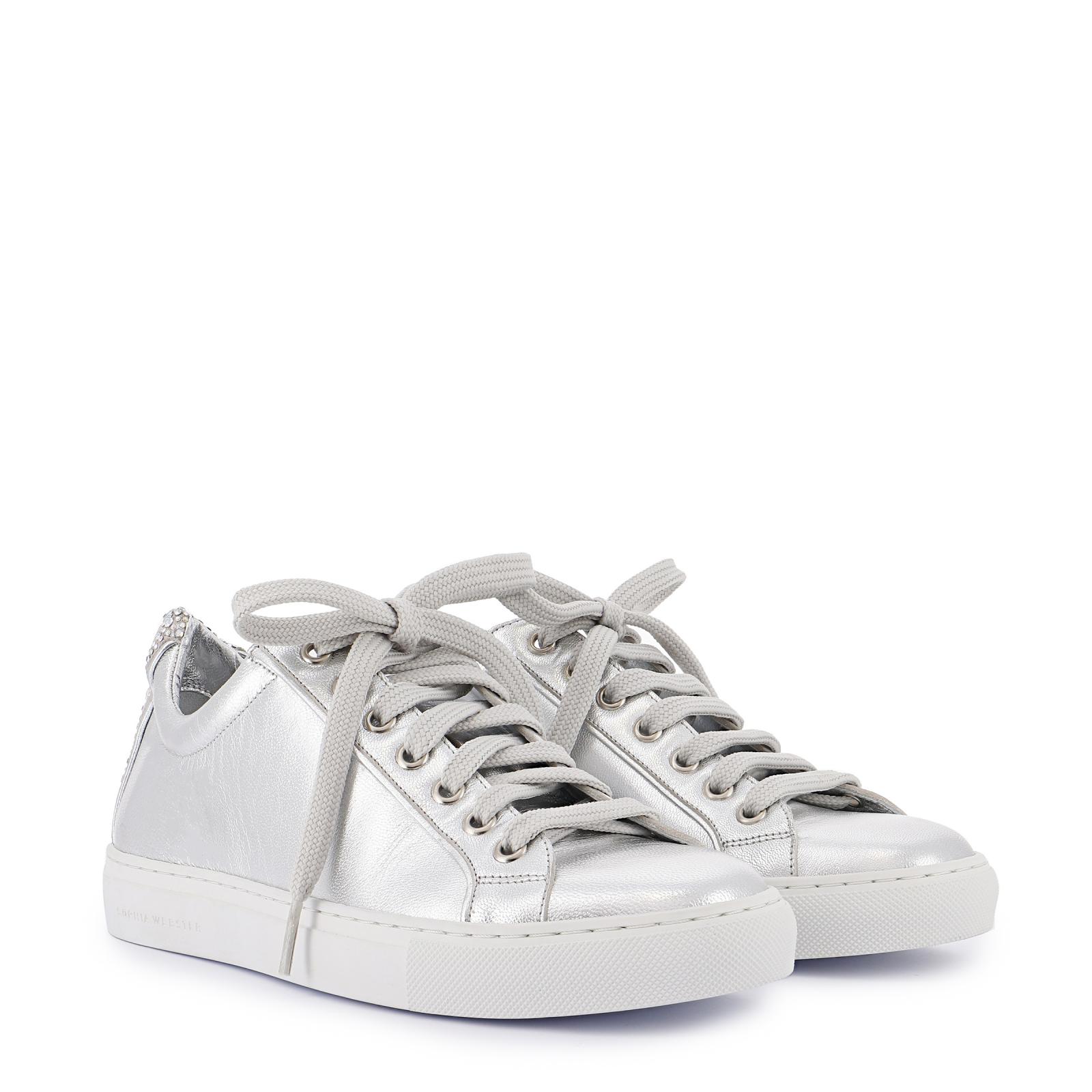 Butterfly Sneaker Silver & Crystal | Sophia Webster