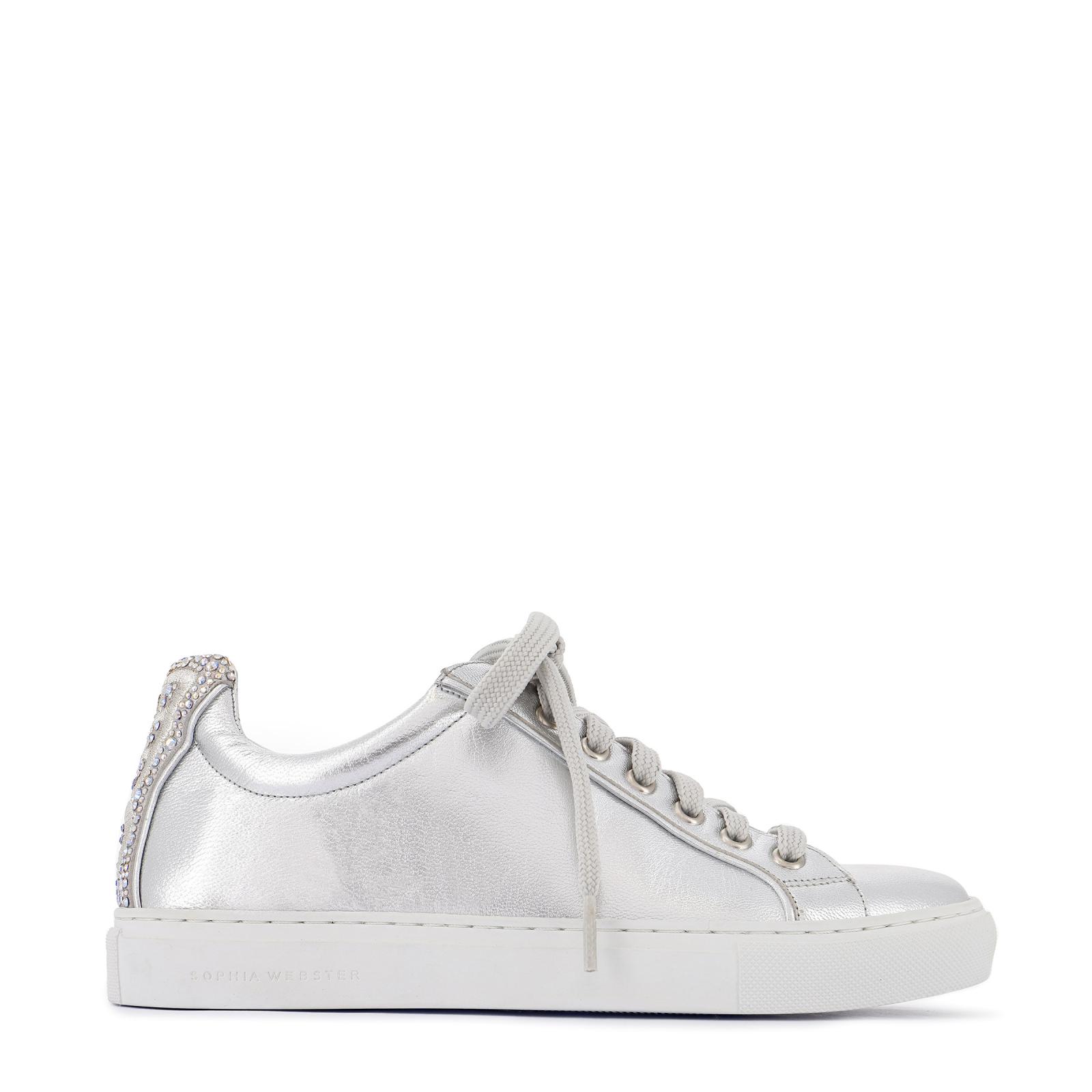 Butterfly Sneaker Silver & Crystal | Sophia Webster