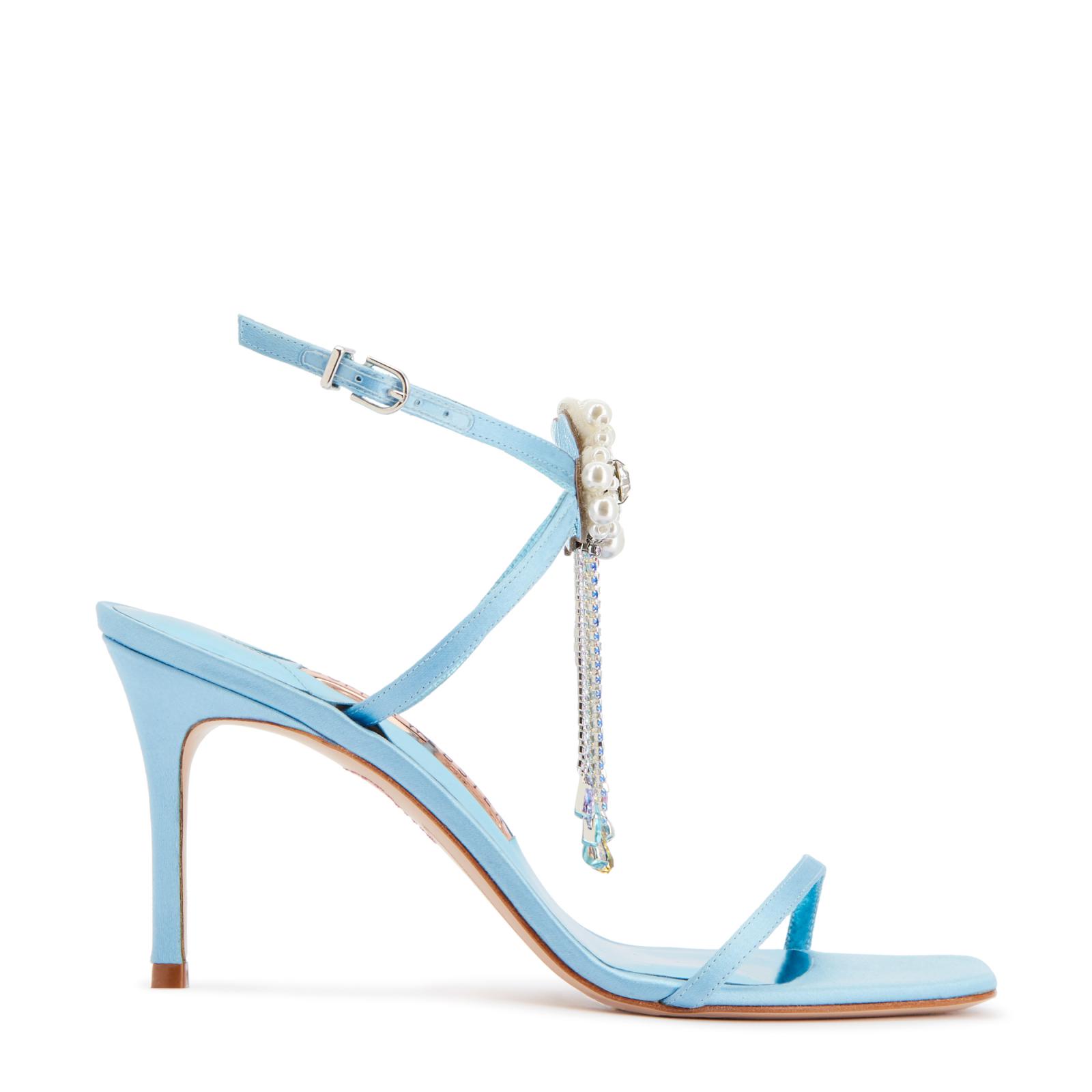 Celestine Mid Sandal Sky Blue | Sophia Webster