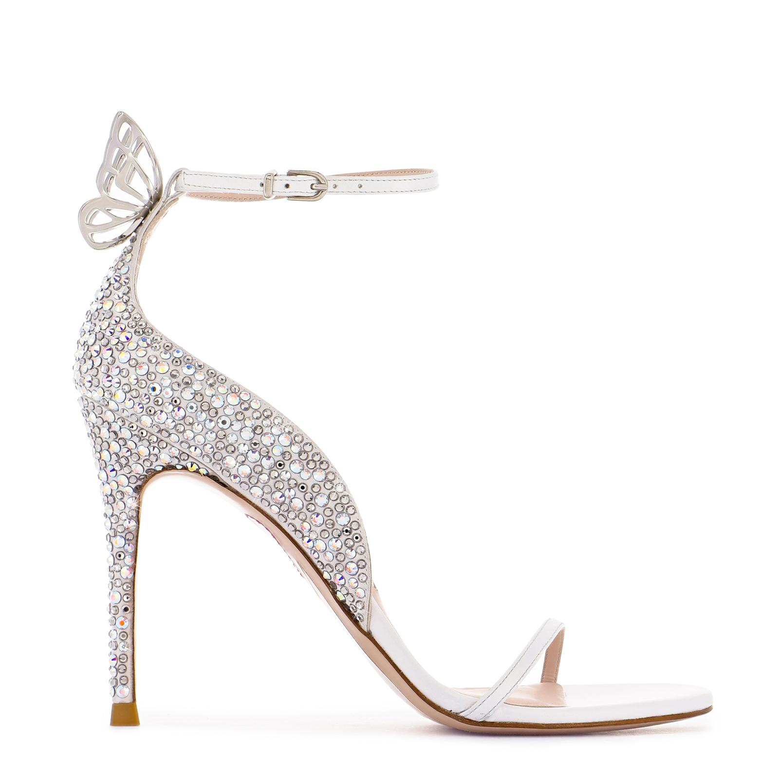 Mariposa Sandal Ivory & Crystal | Sophia Webster