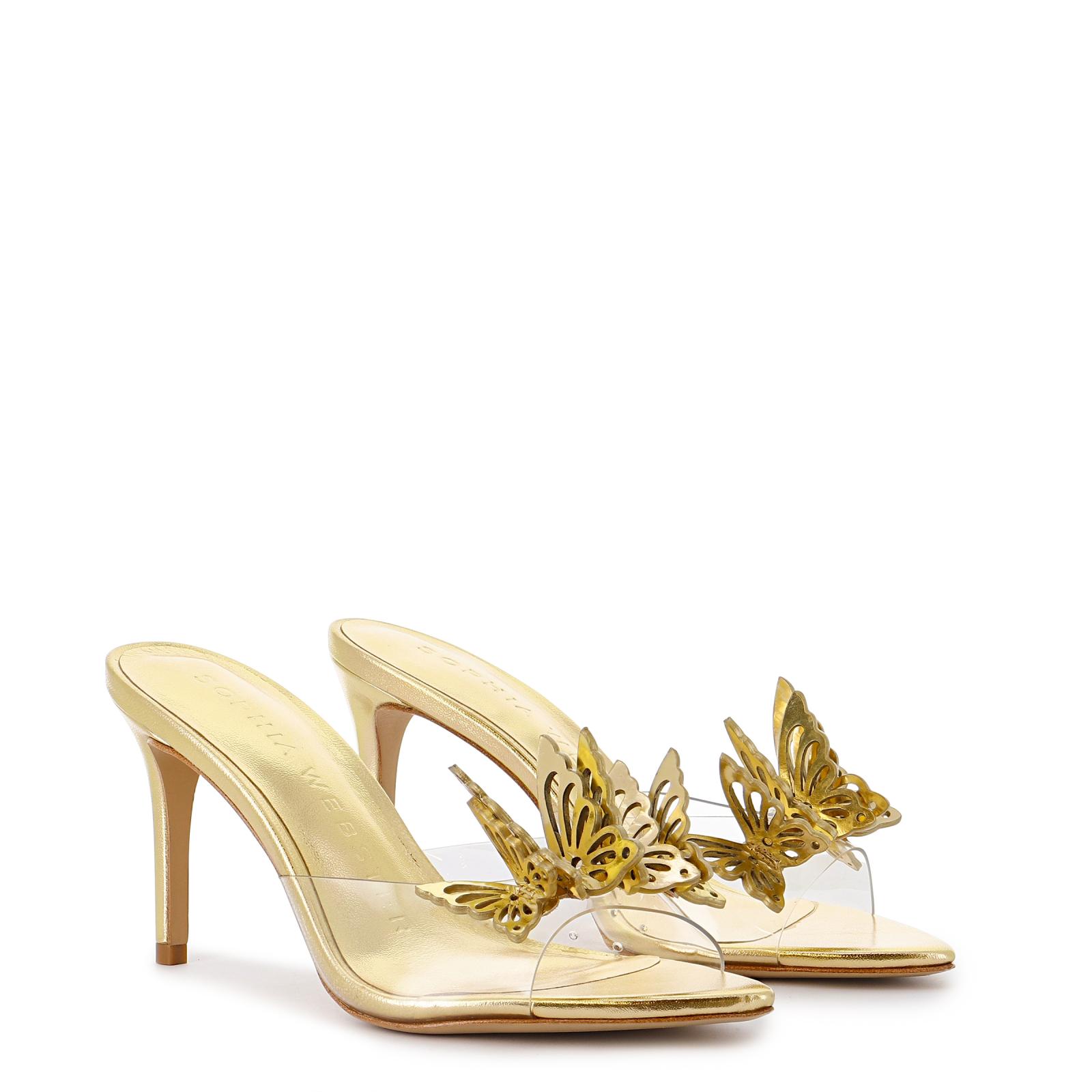 シューズ・サンダルその他 SOPHIA WEBSTER Woman Shoes Gold SSS25005 GOLD Sophia Webster Vanessa Sandal in Gold