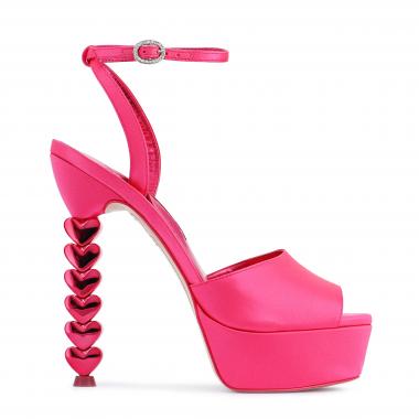 Aphrodite Platform Sandal Party Pink | Sophia Webster