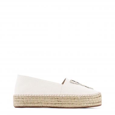 Butterfly Espadrille White & Gold | Sophia Webster