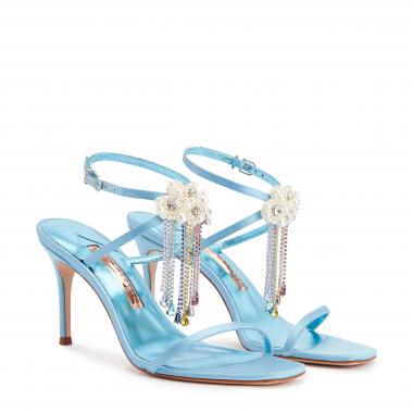 Celestine Mid Sandal Sky Blue | Sophia Webster