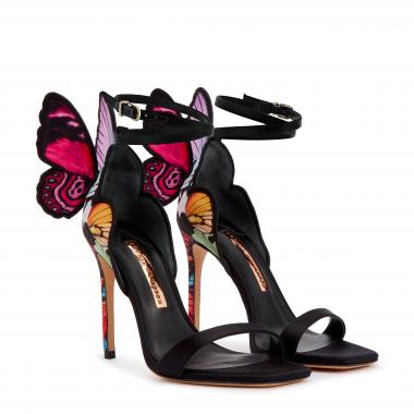 Chiara Embroidery Sandal Midnight Butterfly