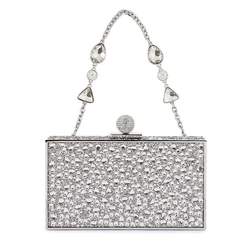 Clara Bijou Box Bag silver Sophia Webster