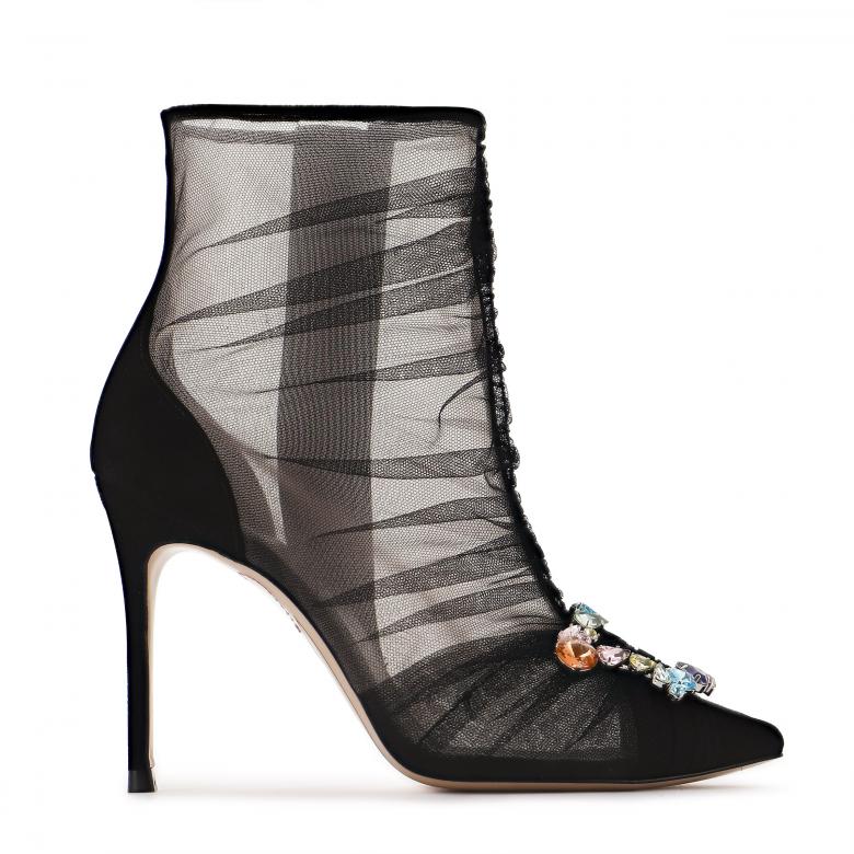 Margaux Ankle Boot Black Rainbow Sophia Webster