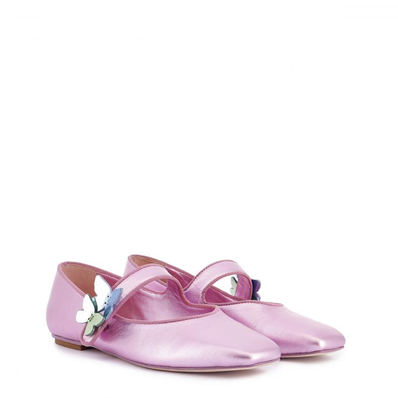 【Ganni】 Butterfly Mary Jane flats GANNI Women's Everyday Butterfly Mary Jane Shoes
